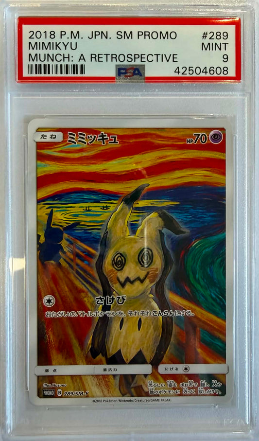 2018 Pokemon Japanese Sm Promo 289 Mimikyu Munch: A Retrospective - PSA 9