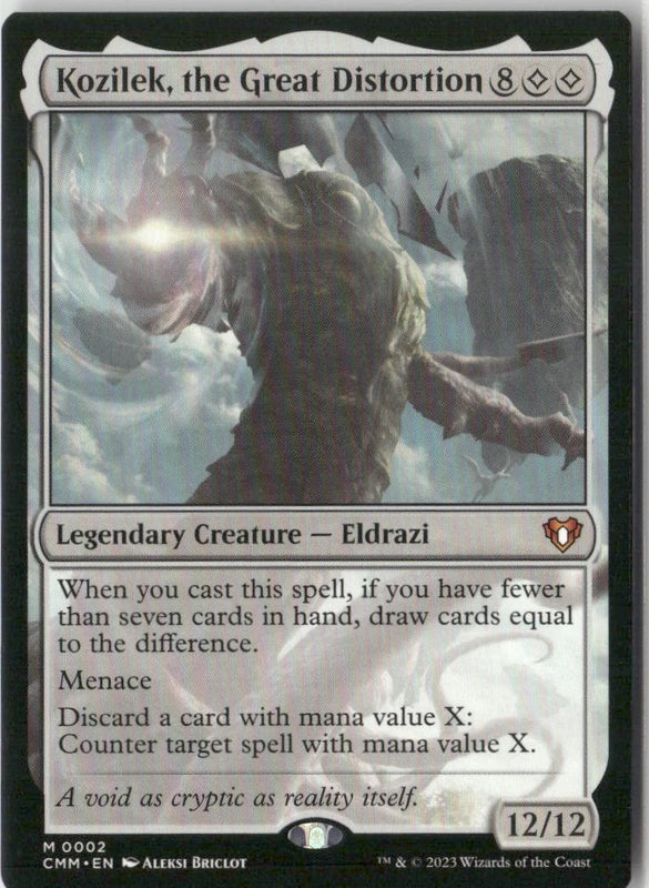 Scan Image | Kozilek, the Great Distortion - Commander Masters | [79EB23FC]