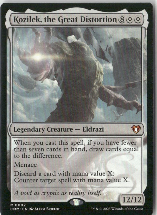 Scan Image | Kozilek, the Great Distortion - Commander Masters | [79EB23FC]