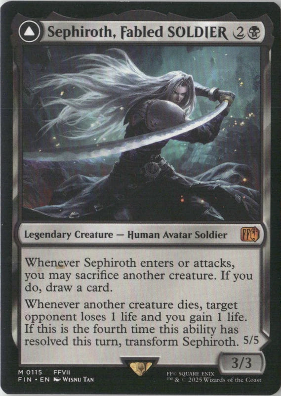 Scan Image | Sephiroth, Fabled SOLDIER - FINAL FANTASY | [7DF467E3]