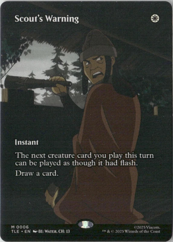 Scout's Warning (Borderless) - Avatar: The Last Airbender: Eternal-Legal