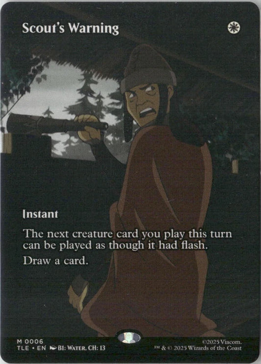 Scout's Warning (Borderless) - Avatar: The Last Airbender: Eternal-Legal