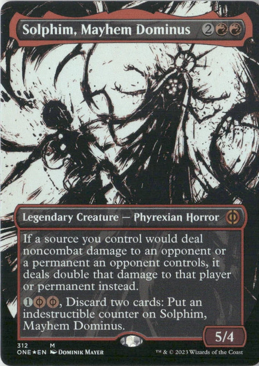 Scan Image | Solphim, Mayhem Dominus (Showcase) - Phyrexia: All Will Be One | [54FC5F20]