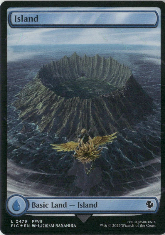 Scan Image | Island (Chocobo Track Foil) - Commander: FINAL FANTASY | [52E662EE]