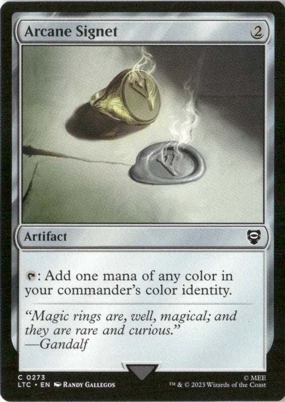 Arcane Signet - Commander: The Lord of the Rings: Tales of Middle-earth