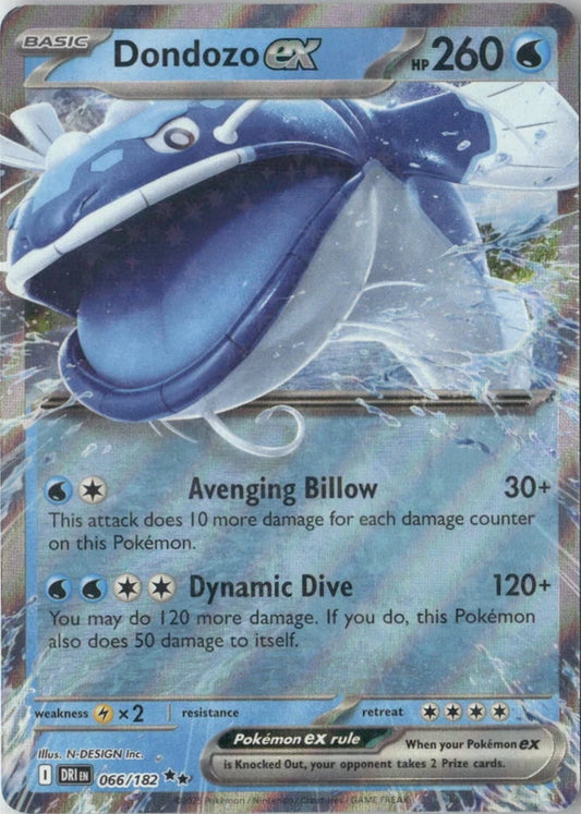 Dondozo ex - 066/182 - SV10: Destined Rivals