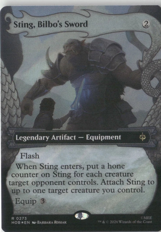 Scan Image | Sting, Bilbo's Sword (Showcase) (Surge Foil) - The Hobbit | [7FF4373F]
