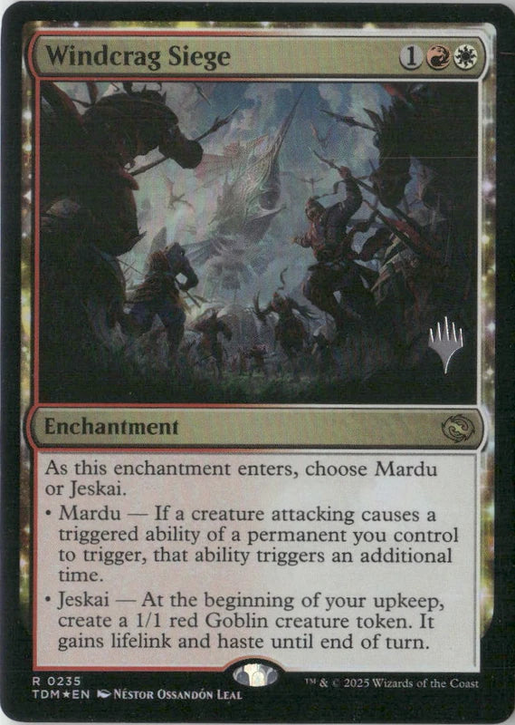 Scan Image | Windcrag Siege - Promo Pack: Tarkir: Dragonstorm | [7EAD8773]