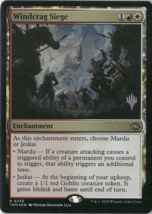 Scan Image | Windcrag Siege - Promo Pack: Tarkir: Dragonstorm | [7EAD8773]