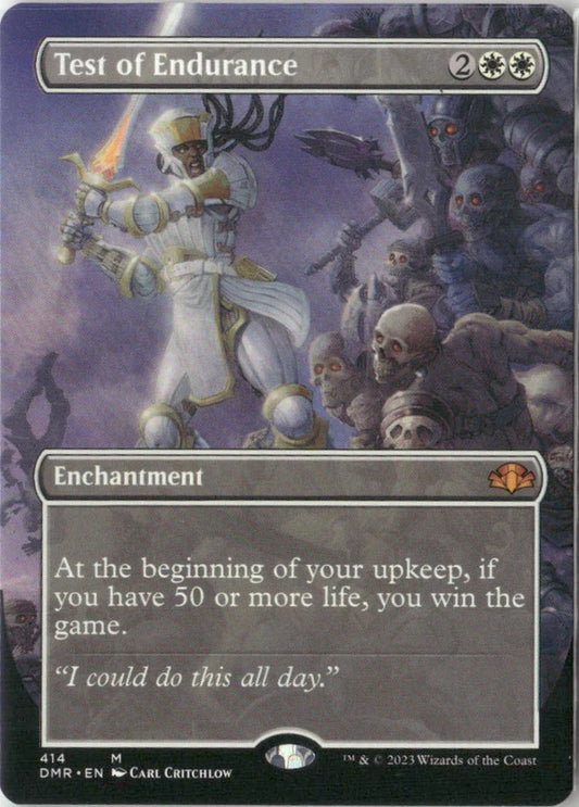 Scan Image | Test of Endurance (Borderless) - Dominaria Remastered | [CA1A8173]