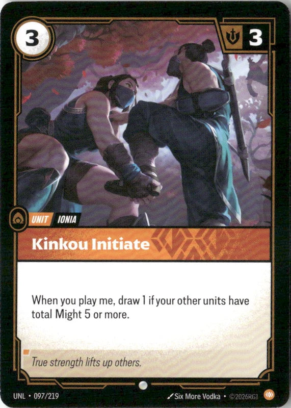 Kinkou Initiate - Unleashed