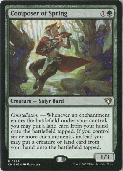 Scan Image | Composer of Spring - Commander Masters | [0CD053E2]