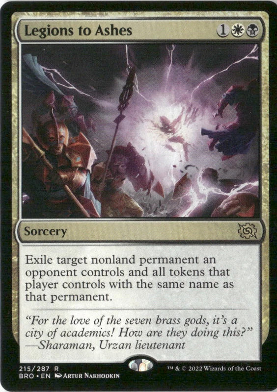 Legions to Ashes - The Brothers' War