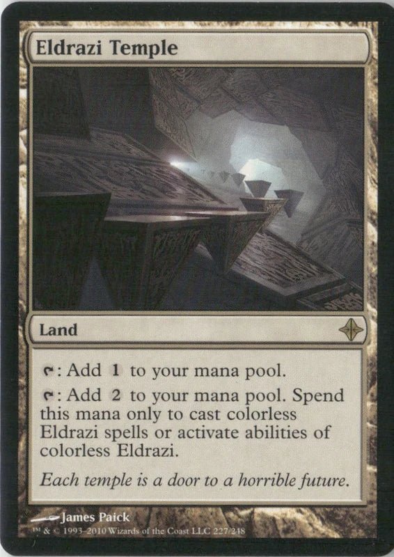 Scan Image | Eldrazi Temple - Rise of the Eldrazi | [2038C241]