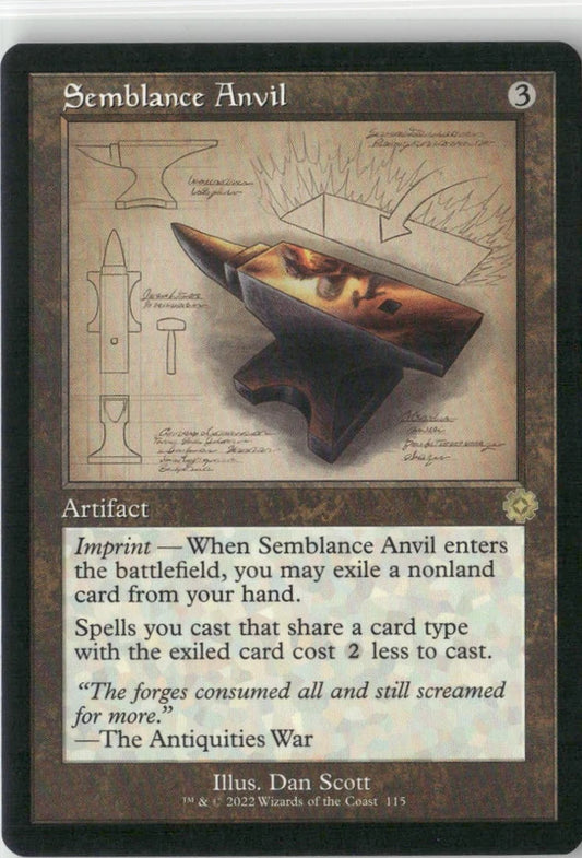 Scan Image | Semblance Anvil (Schematic) - The Brothers' War: Retro Frame Artifacts | [44E6742C]
