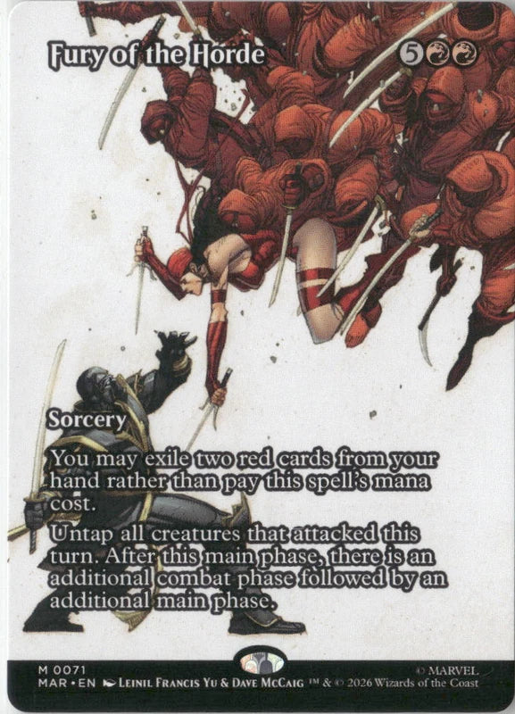Scan Image | Fury of the Horde (Borderless) - Marvel Universe Eternal-Legal | [EA0E6C8F]