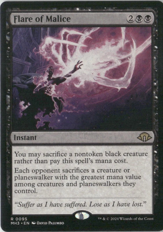 Scan Image | Flare of Malice - Modern Horizons 3 | [9AC6E8C4]
