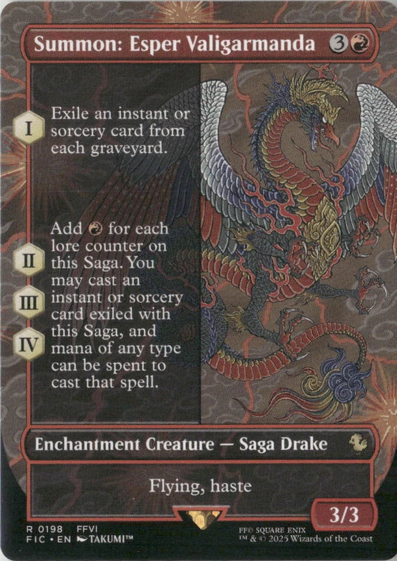Scan Image | Summon: Esper Valigarmanda (Borderless) - Commander: FINAL FANTASY | [5A4FDB77]