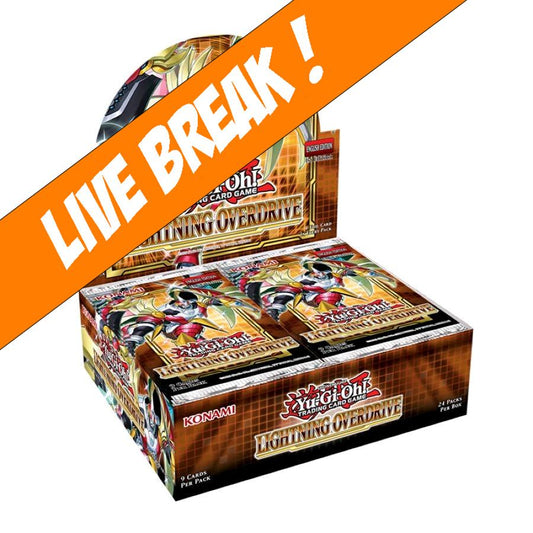[ Live Break ] Yu-Gi-Oh! - Lightning Overdrive Booster Box (Display of 24)