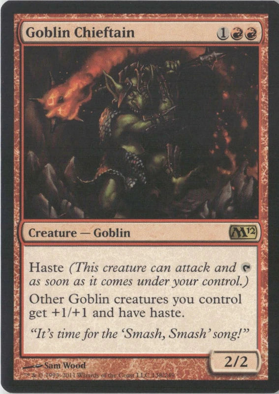 Scan Image | Goblin Chieftain - Magic 2012 (M12) | [944C43D5]