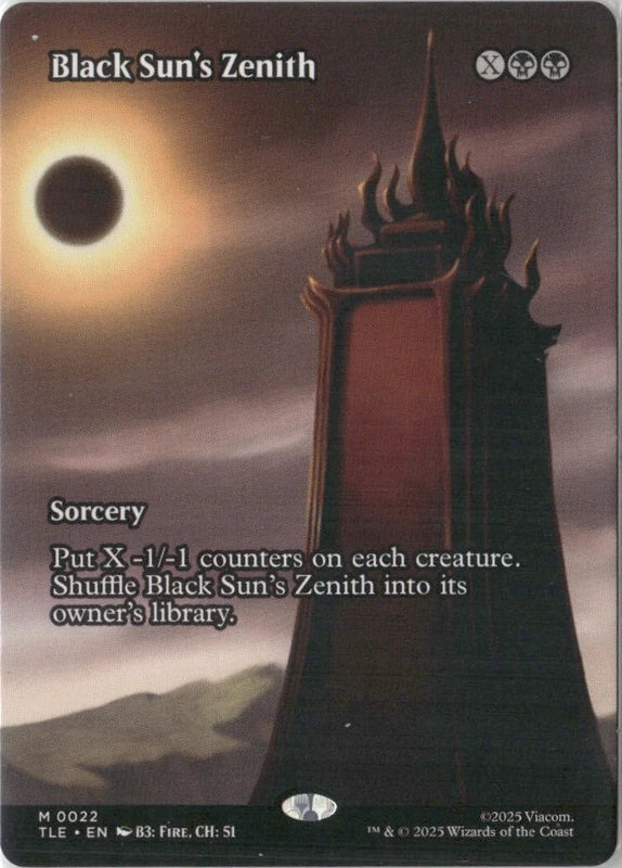 Scan Image | Black Sun's Zenith (Borderless) - Avatar: The Last Airbender: Eternal-Legal | [EA9B5AB2]