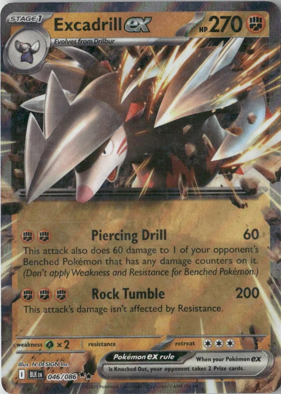Excadrill ex - SV: Black Bolt
