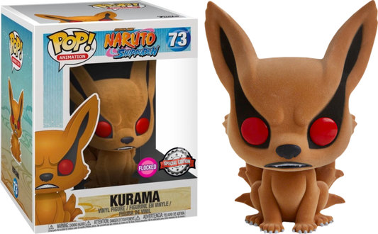 Naruto Shippuden - Kurama Flocked 6" US Exclusive Pop! Vinyl #73