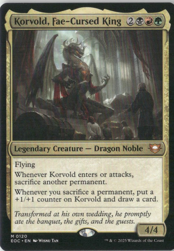 Scan Image | Korvold, Fae-Cursed King - The List Reprints | [BC4B9942]