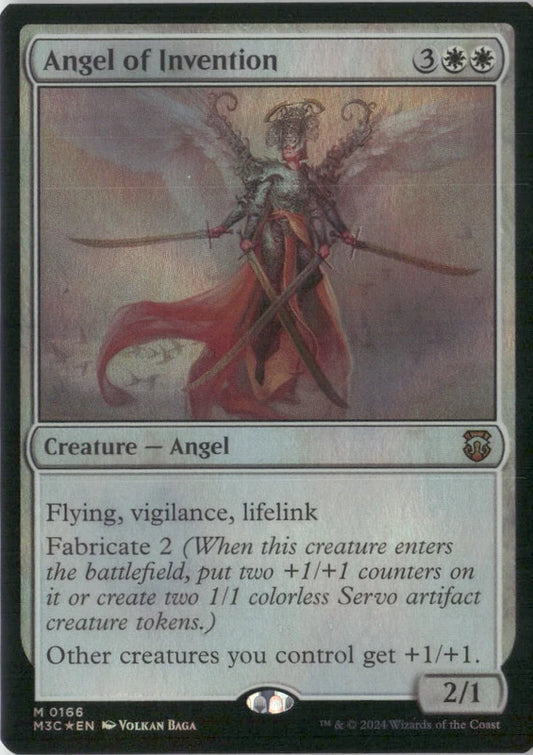 Scan Image | Angel of Invention (Ripple Foil) - Commander: Modern Horizons 3 | [1E0776B3]