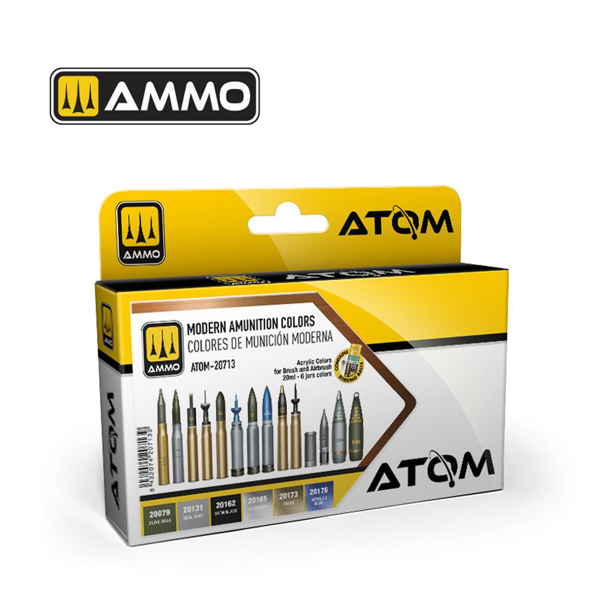 Ammo by MIG - Atom Color -  Interior Colors German Tanks Set