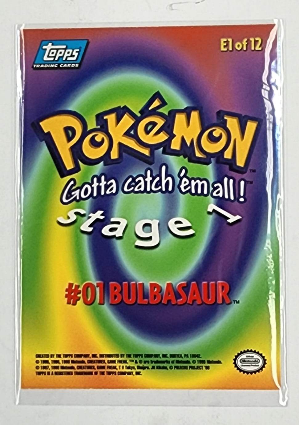 1999 Topps Pokemon Card Movie Edition Ivysaur- E2 - #02