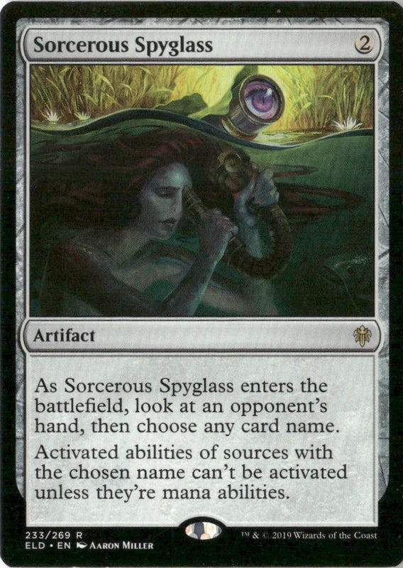 Sorcerous Spyglass - Throne of Eldraine