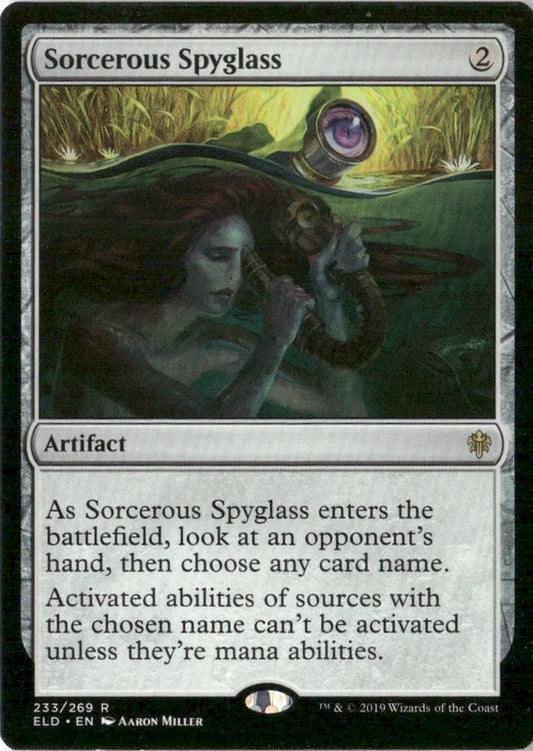 Sorcerous Spyglass - Throne of Eldraine