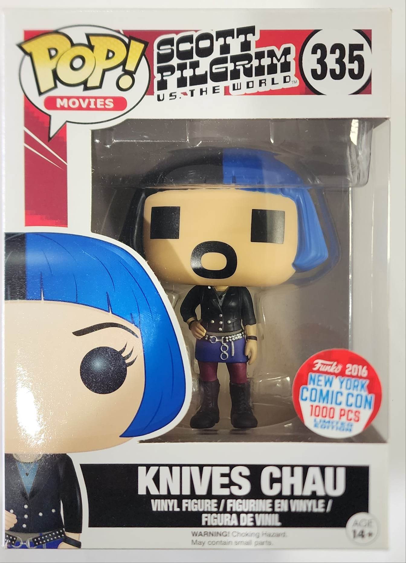 Scott Pilgrim Vs The World - Knives Chau 2016 NYCC LE 1000 Pcs POP! Vinyl Figure #335