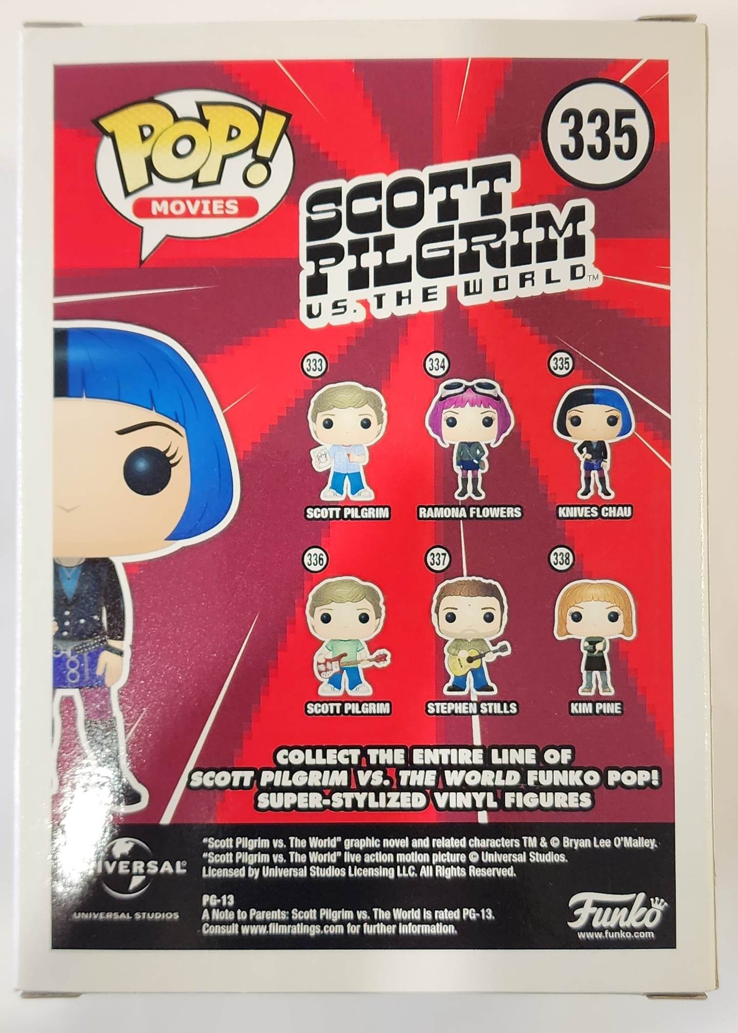 Scott Pilgrim Vs The World - Knives Chau 2016 NYCC LE 1000 Pcs POP! Vinyl Figure #335