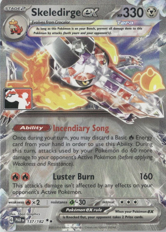 Skeledirge ex - 137 - Prize Pack Series Cards