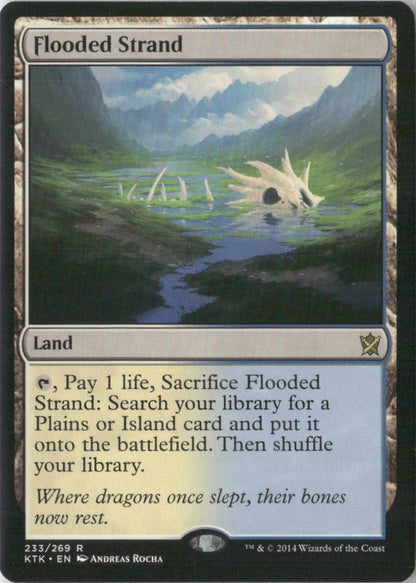 Scan Image | Flooded Strand - Khans of Tarkir | [ACE6F500]