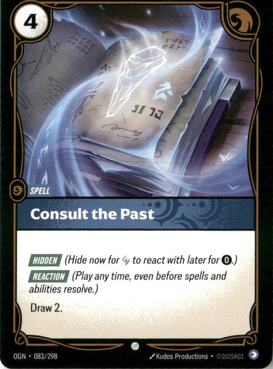 Consult the Past - Origins