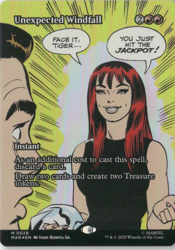 Scan Image | Unexpected Windfall (Borderless) - Marvel Universe Eternal-Legal | [7DF2E01A]