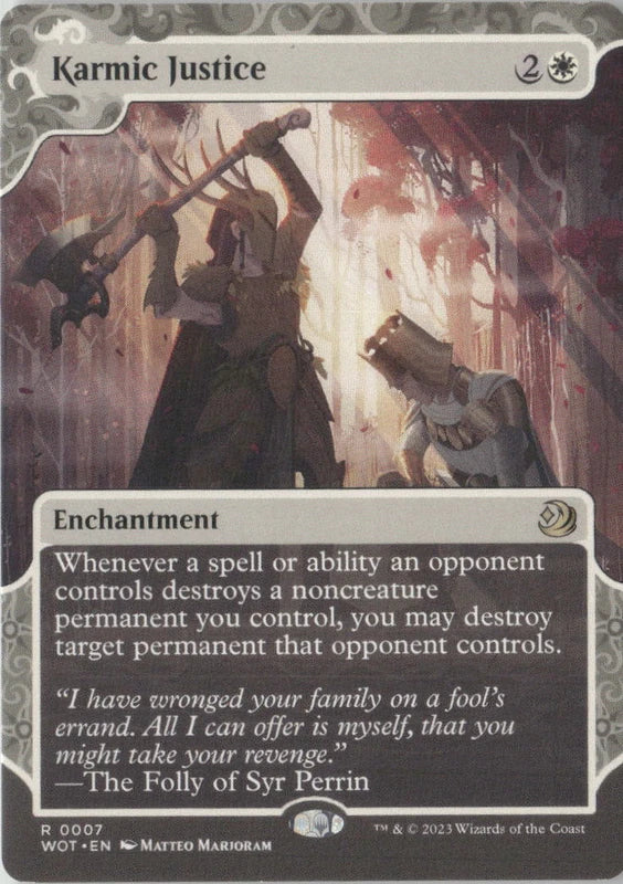 Scan Image | Karmic Justice - Wilds of Eldraine: Enchanting Tales | [47A95A73]