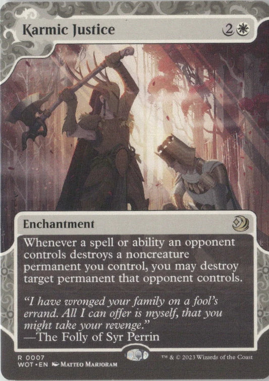 Scan Image | Karmic Justice - Wilds of Eldraine: Enchanting Tales | [47A95A73]