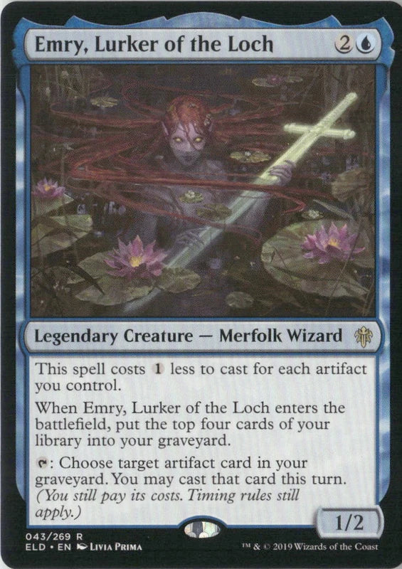 Scan Image | Emry, Lurker of the Loch - Throne of Eldraine | [C9BAC9C6]