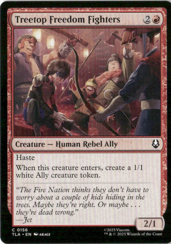Treetop Freedom Fighters - Avatar: The Last Airbender