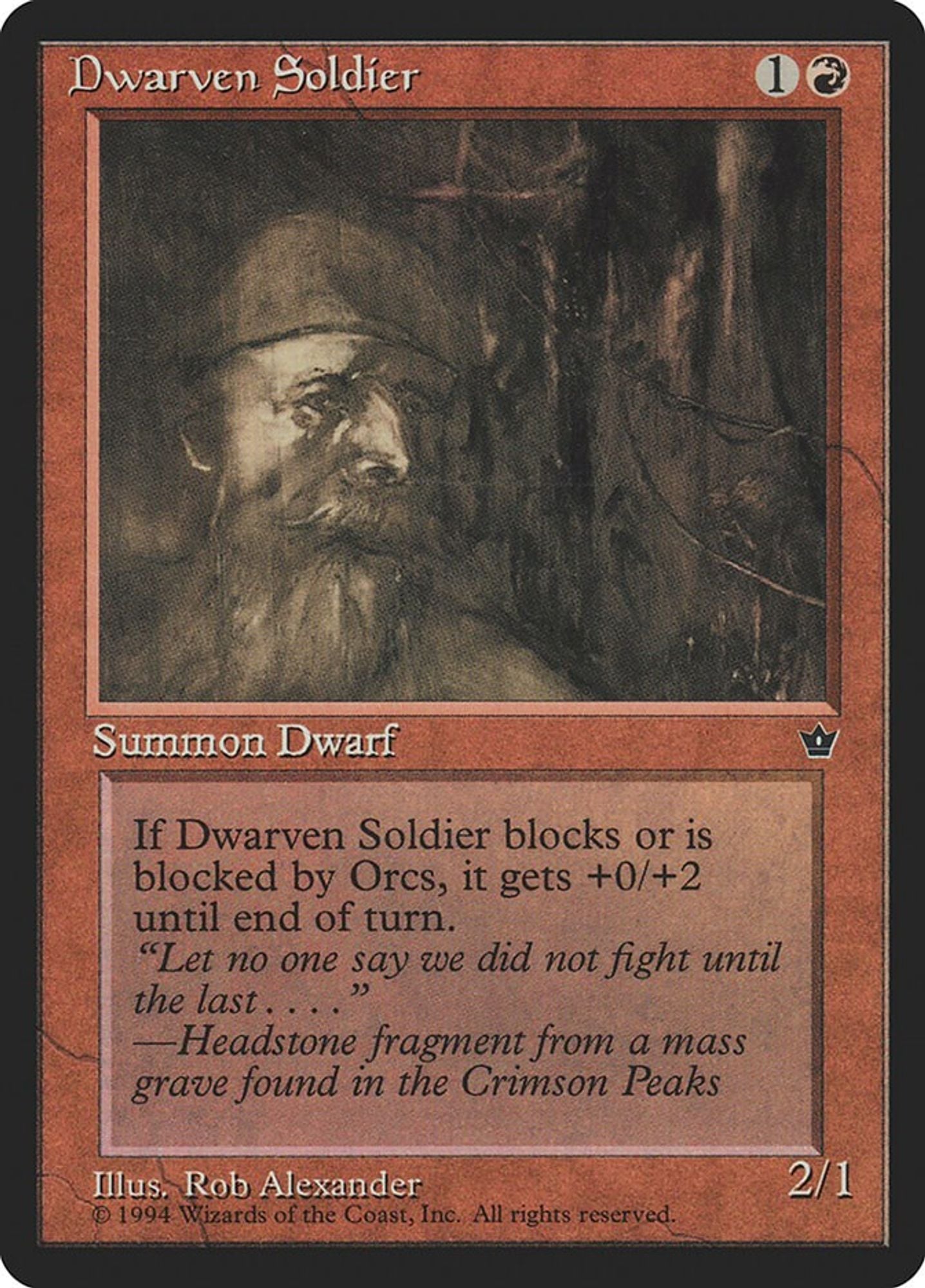Dwarven Soldier (Alexander)