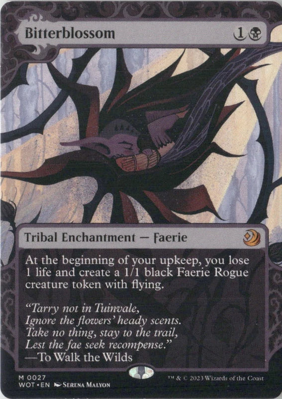 Scan Image | Bitterblossom - Wilds of Eldraine: Enchanting Tales | [24EF0410]