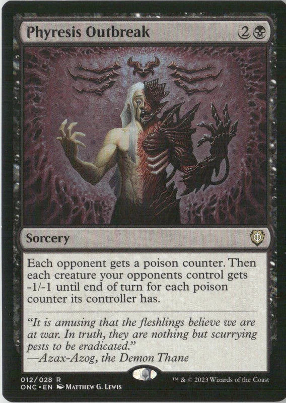Scan Image | Phyresis Outbreak - Commander: Phyrexia: All Will Be One | [CB6F0E50]
