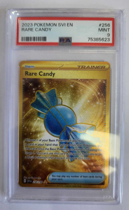 2023 Pokemon SVI EN - Rare Candy 256/198 - Full Art- PSA 9