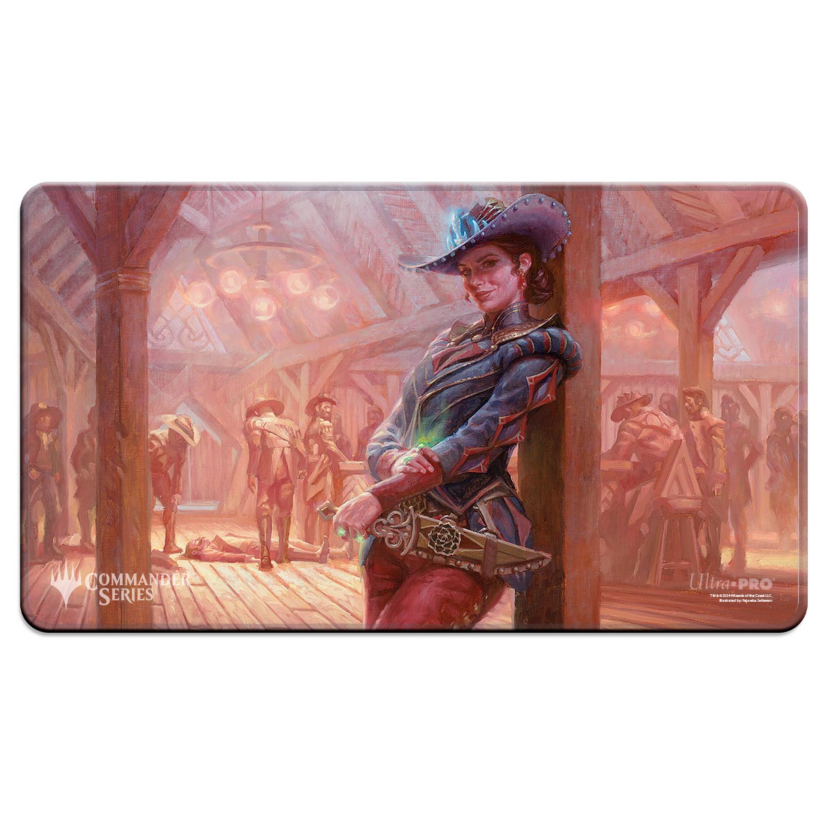 Ultra Pro: Outlaws of Thunder Junction Stitched Edge Playmat for Magic: The Gathering