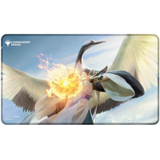 ULTRA PRO Magic: The Gathering: Commander Series 5 Black Stitched Playmat Kykar Wind's Fury