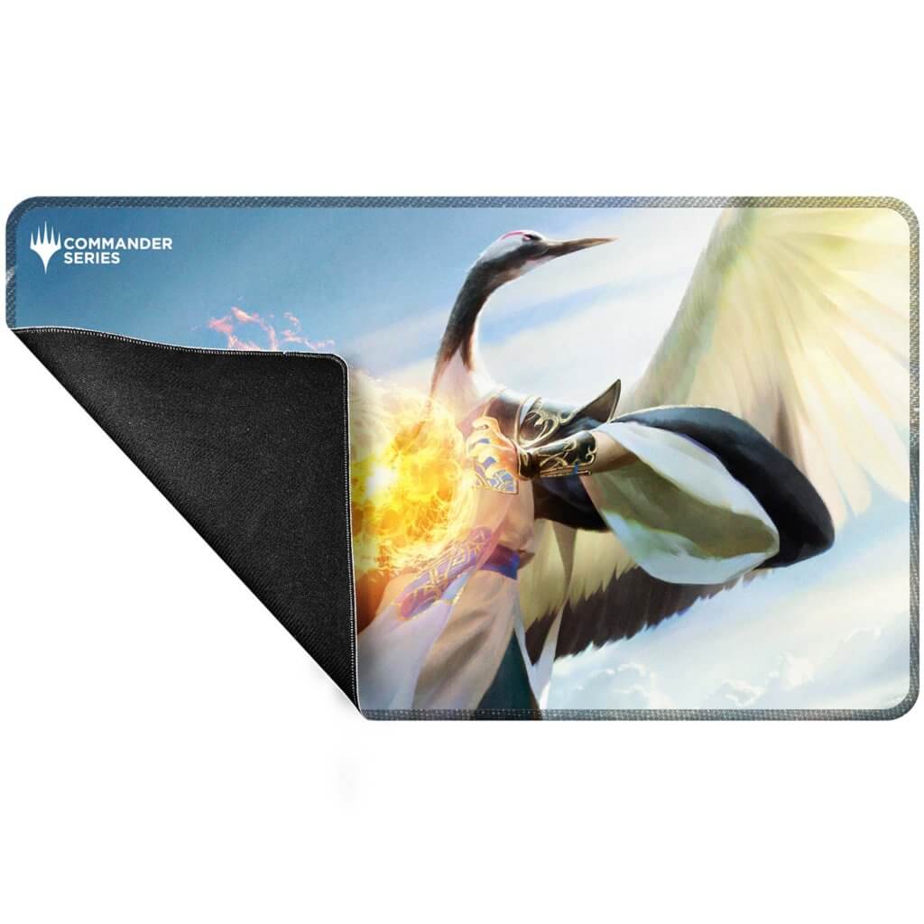 ULTRA PRO Magic: The Gathering: Commander Series 5 Black Stitched Playmat Kykar Wind's Fury